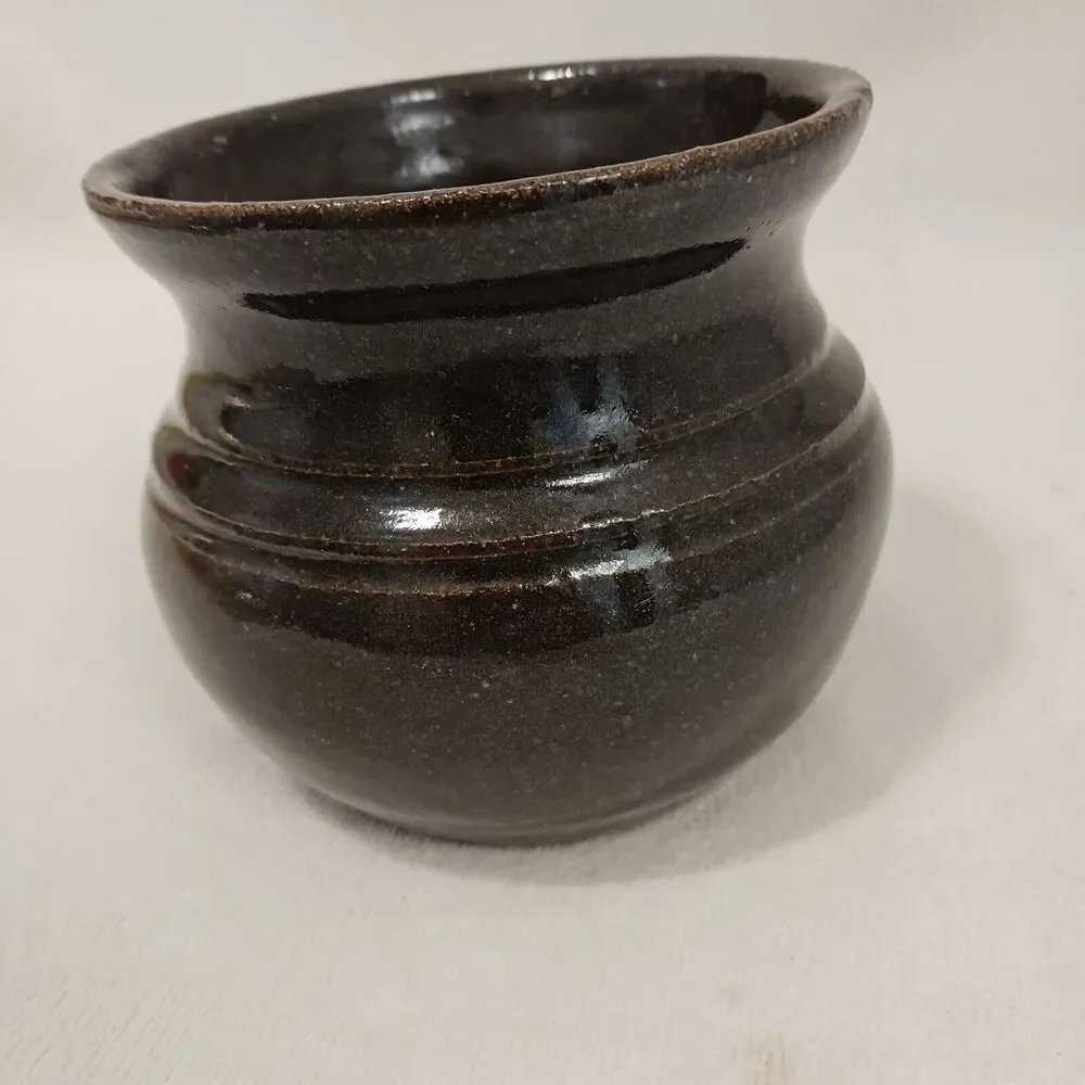 African Violet Plant Pot Stoneware Pottery 4